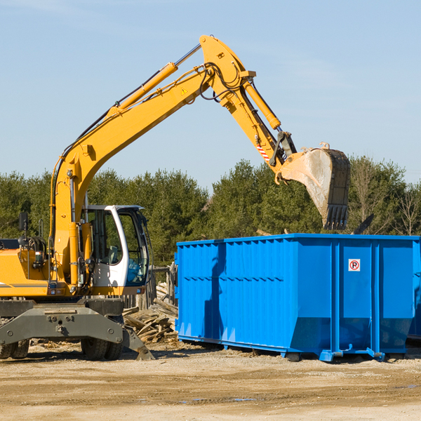 are there any restrictions on where a residential dumpster can be placed in Merkel Texas